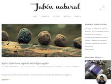 Tablet Screenshot of jabonnatural.com